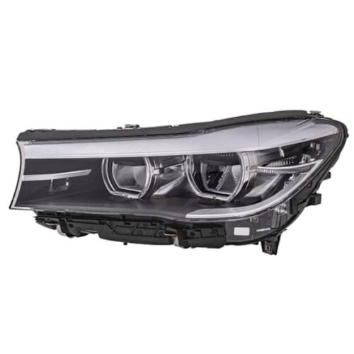 Hella® 354854091 Passenger Side LED Headlight, With bulb(s), Clear Lens