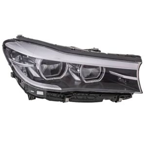 Hella® 354854101 Passenger Side LED Headlight, With bulb(s), Clear Lens