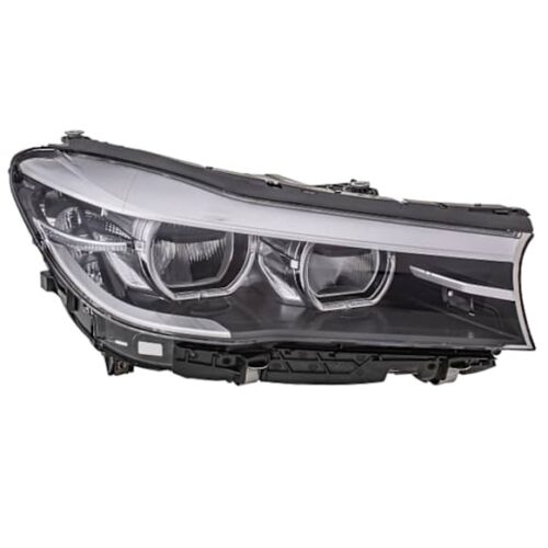 Hella® 354854101 Passenger Side LED Headlight, With bulb(s), Clear Lens