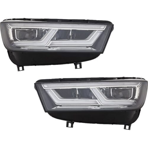 Replacement Driver and Passenger Side LED Headlight, With bulb(s)